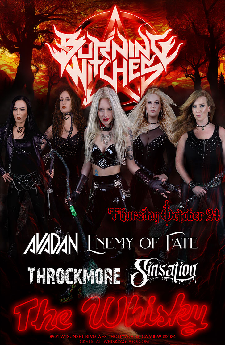 Burning Witches, Avadan, Enemy of Fate, Throckmore, Sinsation