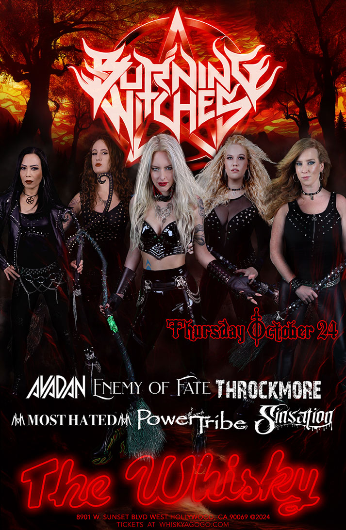 Burning Witches, Avadan, Parabellum, Throckmore, Most Hated, Power Tribe, Sinsation