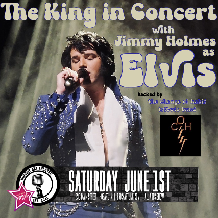 ELVIS LIVE featuring JIMMY HOLMES at Hobart Art Theatre