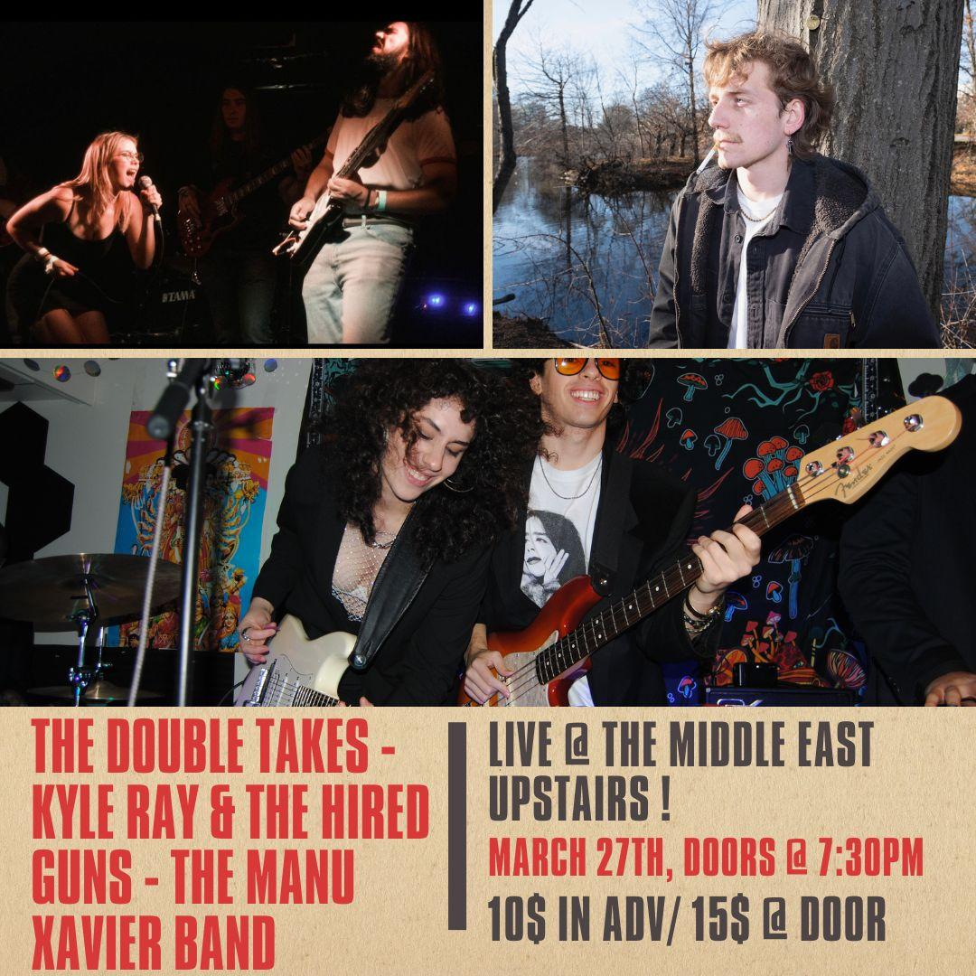 Kyle Ray Manu Xavier, Kyle Ray, The Double Takes | The Middle East Restaurant ...