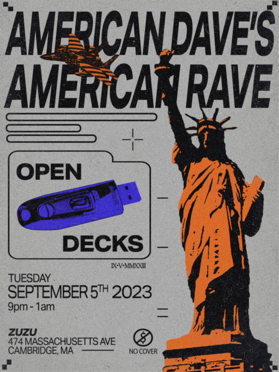 Amarican Rave American Dave’s American Rave: Open Decks | The Middle East Restaurant ...