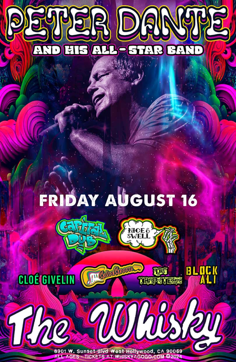 Peter Dante's All Star Band, Capital Dub, Nice & Swell, Cloe Givelin, Gaba Groove, Los Tripsters, Block Ali, Kathryn D'Costa