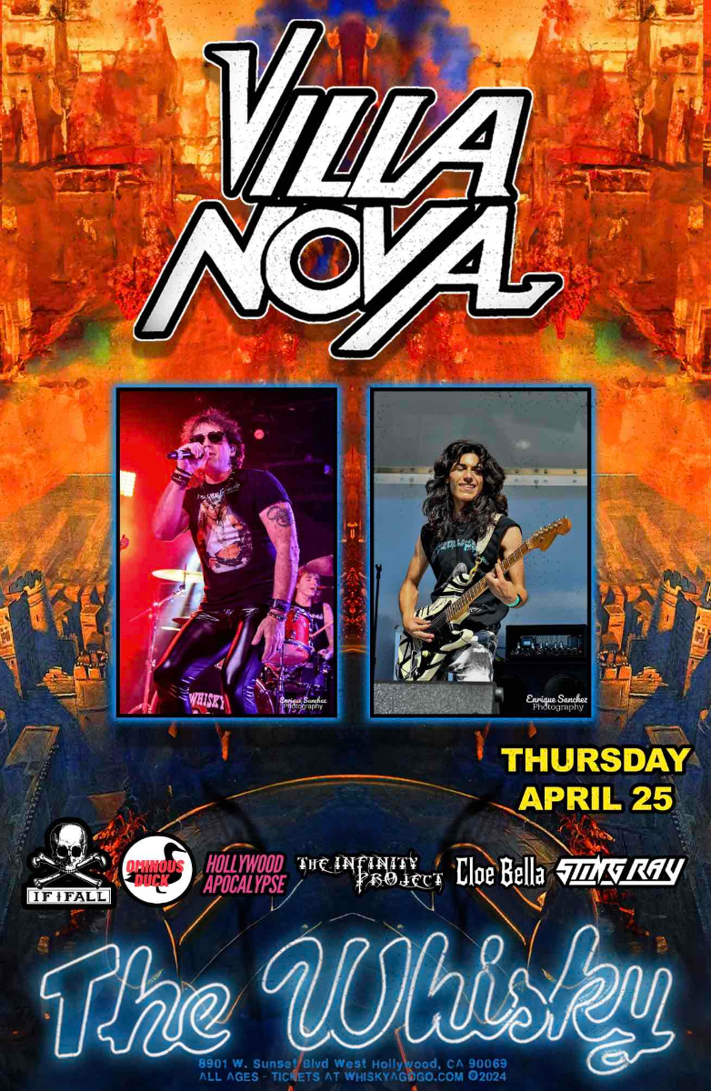 Villa Nova, If I Fall, Ominous Ducks, Hollywood Apocalypse, The Infinity Project, Cloe Bella, Sting Ray