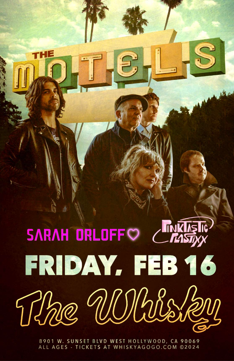 The Motels, Sarah Orloff, Jennie J , Pinktastic Plastixx, Jasmine Dennis & Cruise Control, Jeff Greenleaf