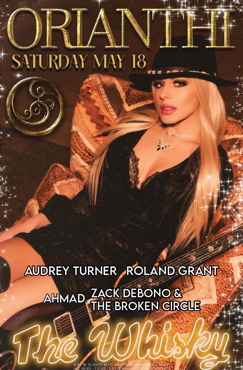 Orianthi , Audrey Turner, Roland Grant, A.H.M.A.D., XYZPDQ, Zakk DeBono and the Broken Circle