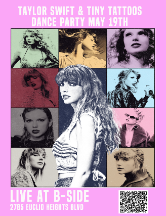 Taylor Swift & Tiny Tattoos Dance Party at B Side Lounge