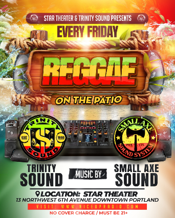 FREE : REGGAE ON THE PATIO (Happy Hour) at Star Theater – Portland, OR