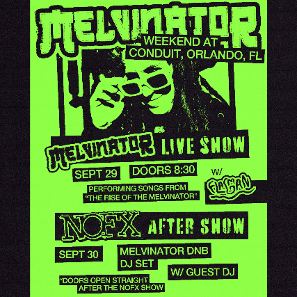 Melvinator (Eric Melvin from NOFX) and Flagman in Orlando