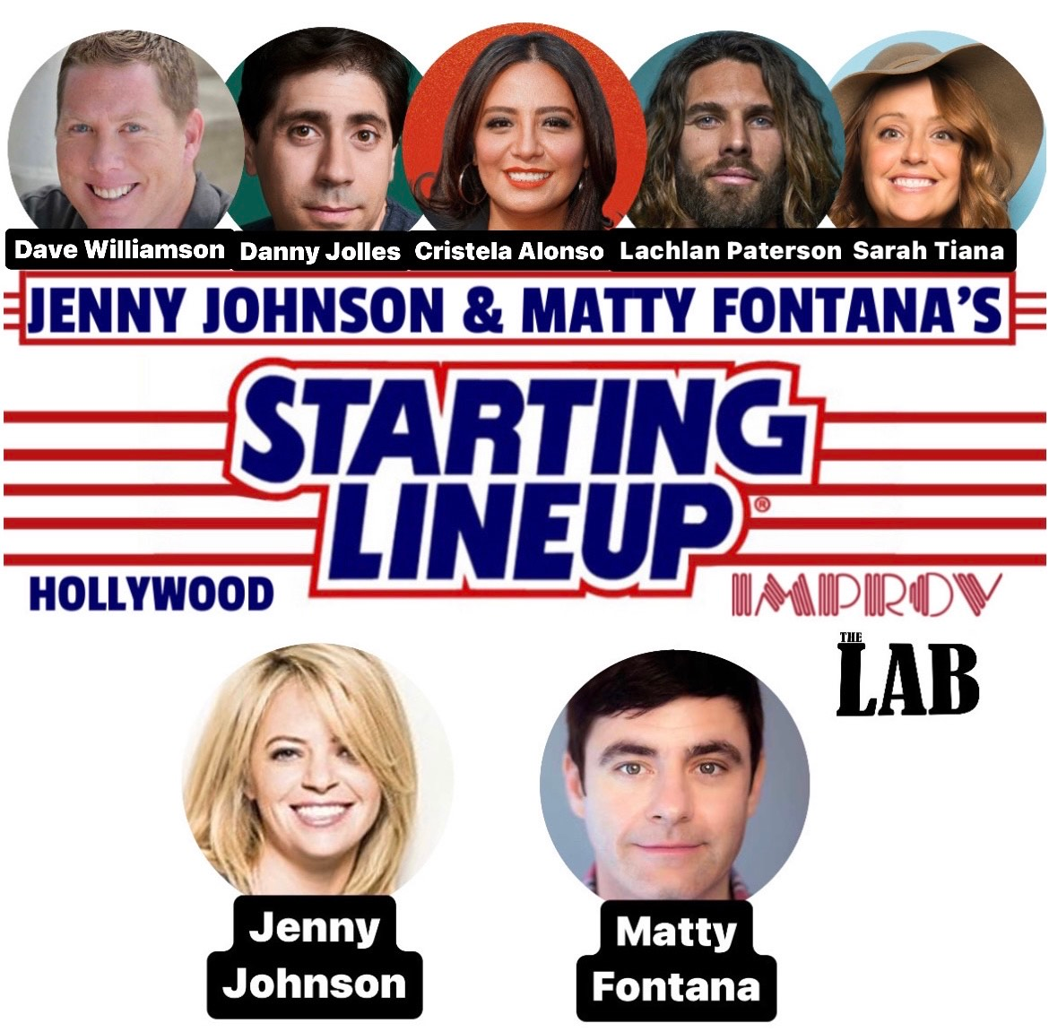 Jenny Johnson & Matty Fontana's Starting Line Up ft. Cristela Alonzo, Danny Jolles, Dave Williamson, Lachlan Patterson, Sarah Tiana!