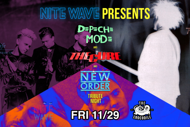 The Cure, Depeche Mode & New Order Tribute Night at The Crocodile – Seattle, WA