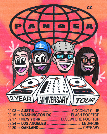 PANGEA SOUND! 2 YEAR ANV TOUR w/ Falcons + More at Crybaby