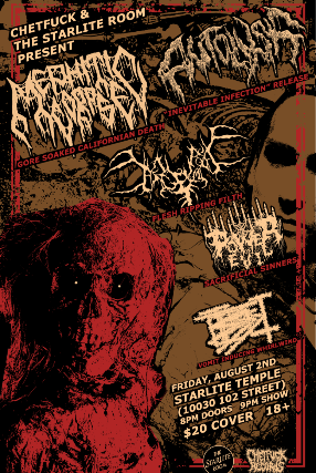 MEPHITIC CORPSE w. Support Name: AUTOLYSIS, BEGRIME EXEMIOUS, POWER OF EVIL & TSALAL