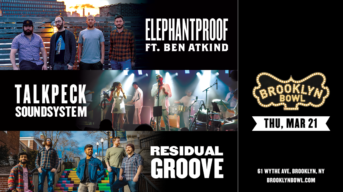 Elephantproof (ft. Ben Atkind) / TalkPeck SoundSystem / Residual Groove