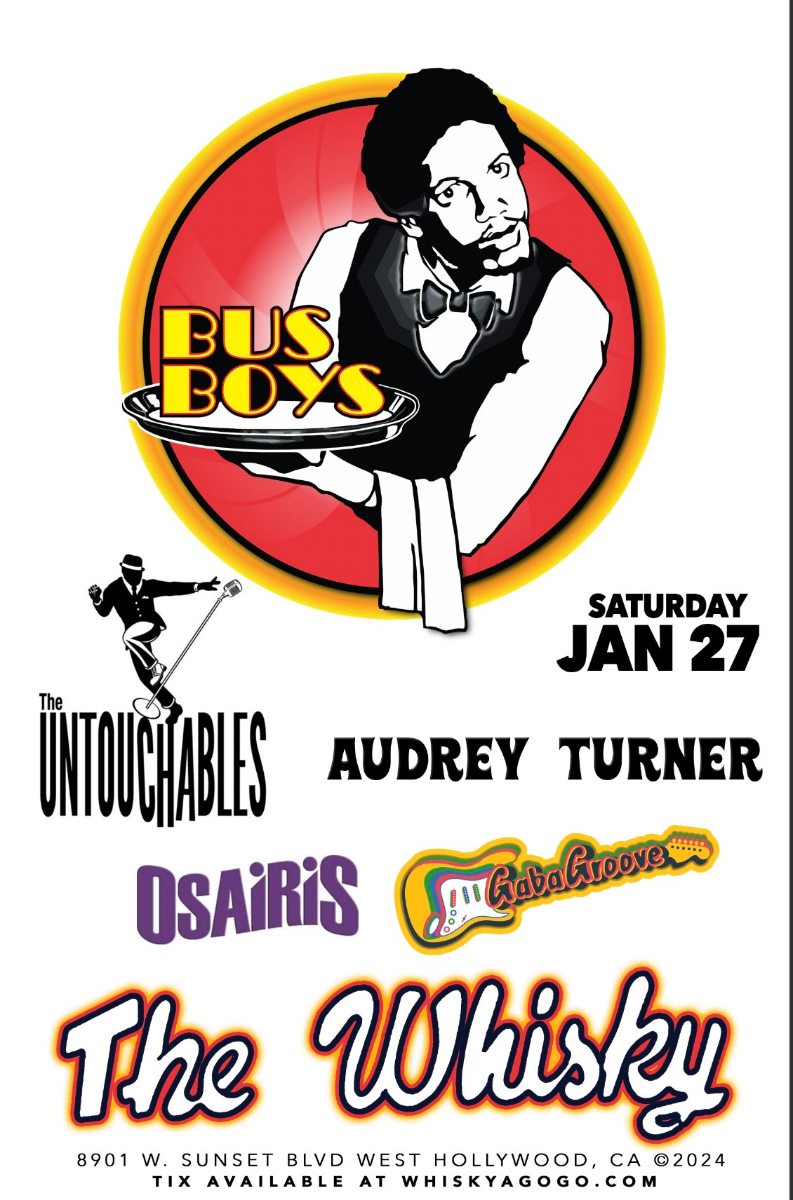 The Bus Boys, The Untouchables, Audrey Turner, Osairis, Kenneith Perrin, Gaba Groove