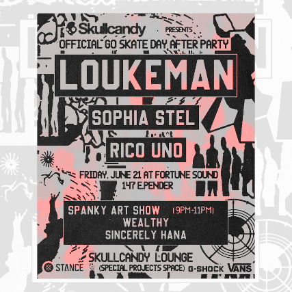 Go Skate Day Afterparty with Loukeman and special guests