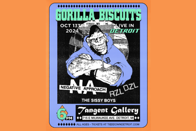 Gorilla Biscuits at Tangent Gallery – Detroit, MI