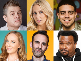 Patton Oswalt, Nikki Glaser, Craig Robinson, Ralph Barbosa, Brian Monarch, Renee Percy and very special guests!