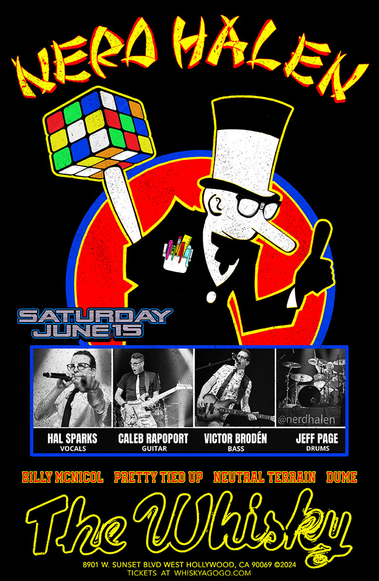 Nerd Halen (A Van Halen Experience) , Billy McNicol, Pretty Tied Up, Neutral Terrain, Dume