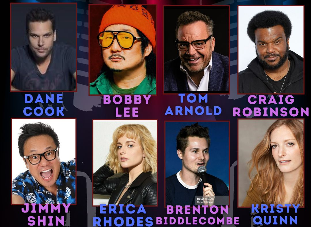 Tonight at the Improv ft. Bobby Lee, Dane Cook, Tom Arnold, Craig Robinson, Erica Rhodes, Brenton Biddlecombe, Kristy Quinn, Jimmy Shin and more!