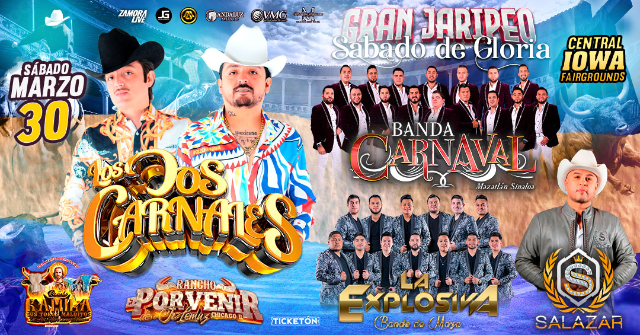 Los Dos Carnales en Marshalltown at Central Iowa Fairgrounds