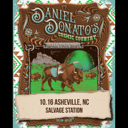 Daniel Donato’s Cosmic Country at Salvage Station – Indoor Stage – Asheville, NC