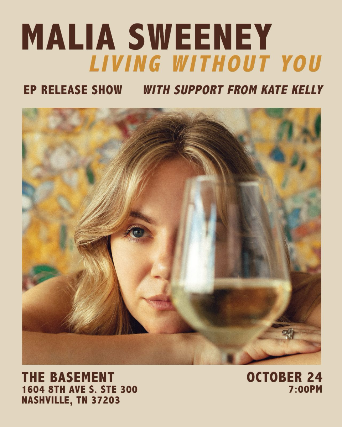 Malia Sweeney EP Release Show w/ Kate Kelly at The Basement – Nashville, TN