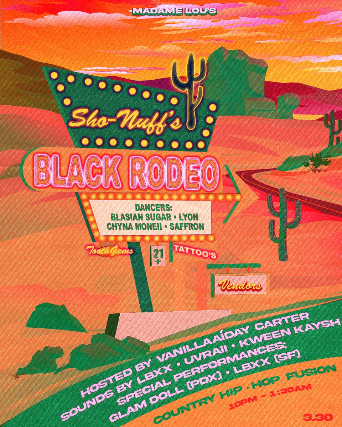 Sho-Nuff’s Black Rodeo at Madame Lou's
