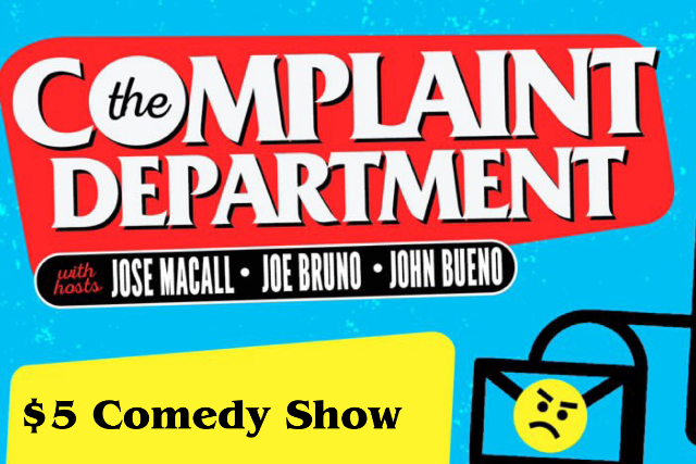 The Complaint Department: A Comedy Show presales in Colorado Springs