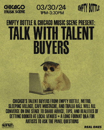 Empty Bottle and CIVL Present: Talk with Talent Buyers