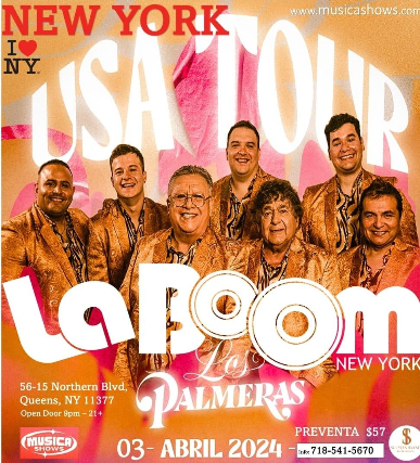 LOS PALMERAS USA WORLD @LaBoomNy at La Boom