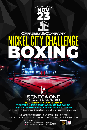 Nickel City Challenge Boxing at Seneca One – Buffalo, NY