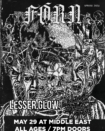 Fórn, Lesser Glow, Lucideadlimb at Middle East - Upstairs