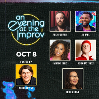 An Evening at the Improv featuring Alex Hooper, Jasmine Ellis, John Hastings, Helen Hong, JB Ball, and Orion Levine!