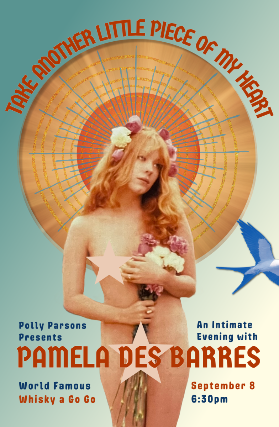 Take Another Little Piece of My Heart – An intimate evening with Pamela Des Barres at Whisky A Go Go – West Hollywood, CA