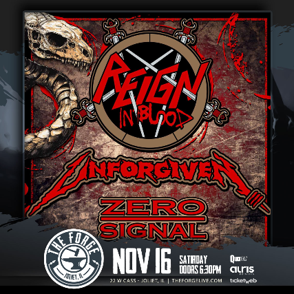 Tribute to Slayer, Metallica, & Fear Factory at The Forge – Joliet, IL