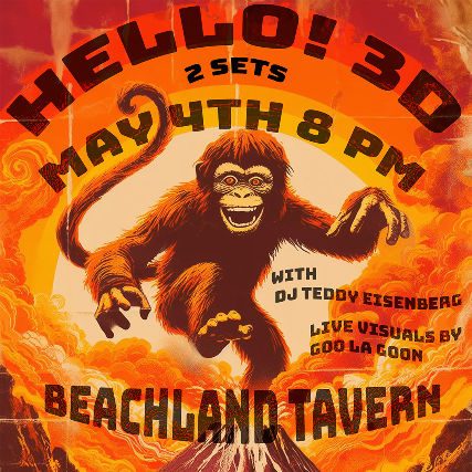Hello! 3D, DJ Teddy Eisenberg at Beachland Tavern