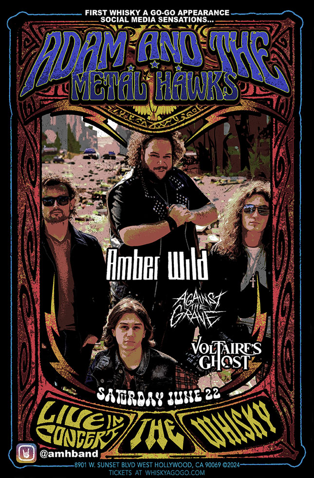 Adam and the Metal Hawks, Amber Wild, Against The Grave, Voltaire's Ghost, Mirror Maze