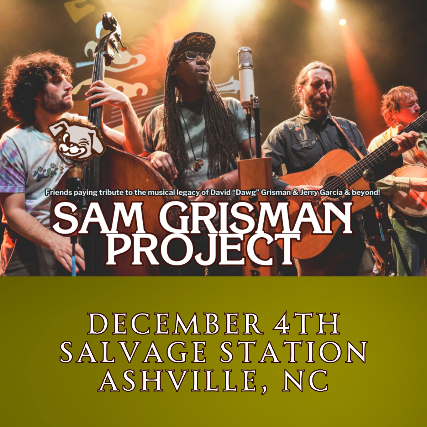 An Evening with Sam Grisman Project at Salvage Station – Indoor Stage – Asheville, NC