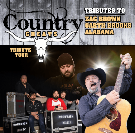 Country Greats: A Tribute to Zac Brown Band, Garth Brooks & Alabama