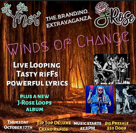 Y-Not, The Brandino Extravaganza, J-Rose at Tip Top Deluxe Bar & Grill – Grand Rapids, MI