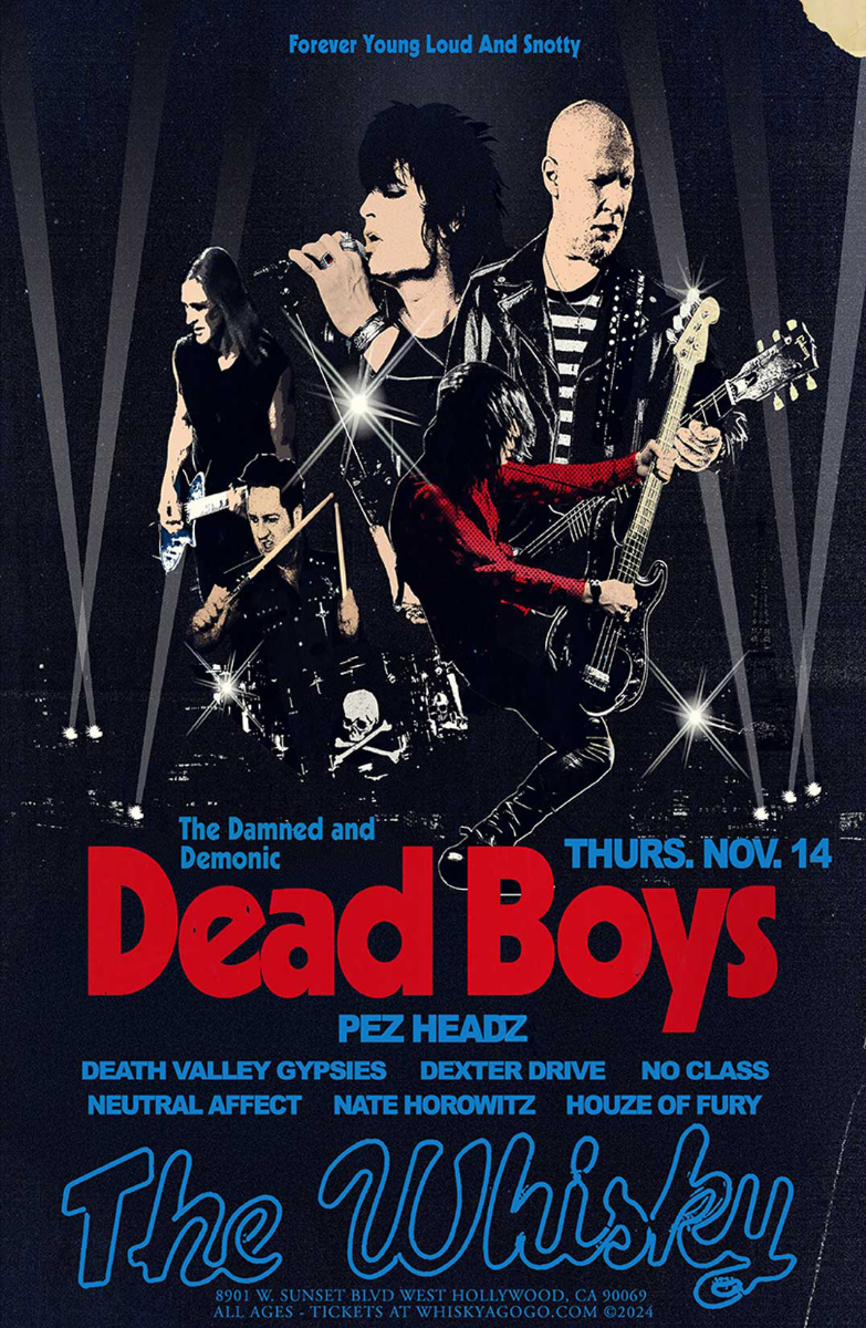 Dead Boys, Pez Headz, Dexter Drive , No Class, Neutral Affect, Nate Horowitz, Houze of Fury