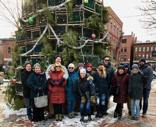 Old Port December Holiday Historic Walking Tour at Monument Square – Portland, ME