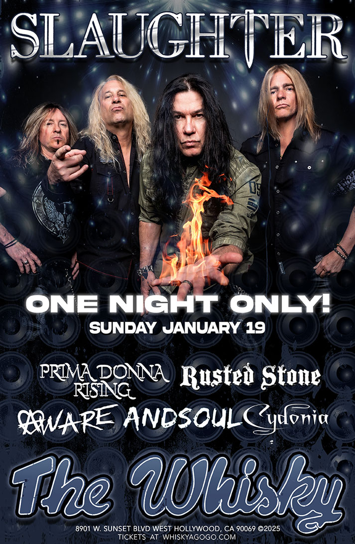 Slaughter, Dead Fervor, Prima Donna Rising, Rusted Stone, Cydonia, Aware