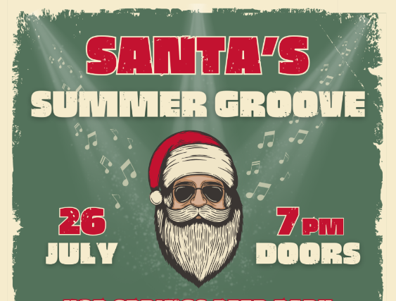 Santa's Summer Groove w/special guest Rubiks Groove!  Benefiting 96.3 Jack-FM's Bikes or Bust Charity Event in Partnership w/Middle TN Toys for Tots!