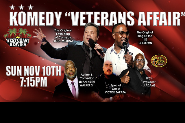 Komedy “Veterans Affair” at The Stand Up Comedy Club – Bellflower, CA