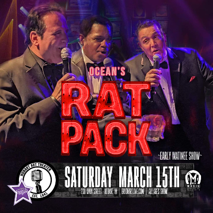 Rat Pack Tribute: Ocean’s Rat Pack Live 3-15-25 at The Hobart Art Theater! at Hobart Art Theatre – Hobart, IN