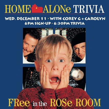 HOME ALONE TRIVIA w/ COREY G + CAROLYN at Valley Bar – Phoenix, AZ