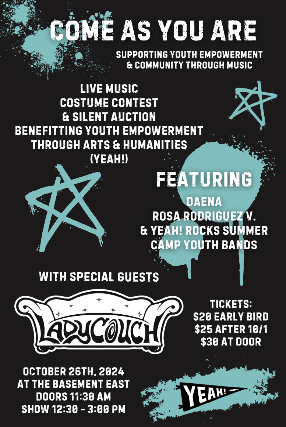 YEAH Rocks! Come As You Are ft. Daena, Rosa Rodriguez, and LadyCouch at The Basement East – Nashville, TN