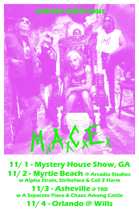 M.A.C.E. on Tour and more TBA at Will’s Pub – Orlando, FL