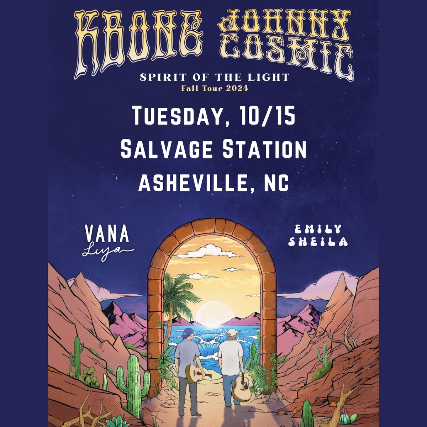 KBong & Johnny Cosmic at Salvage Station – Indoor Stage – Asheville, NC